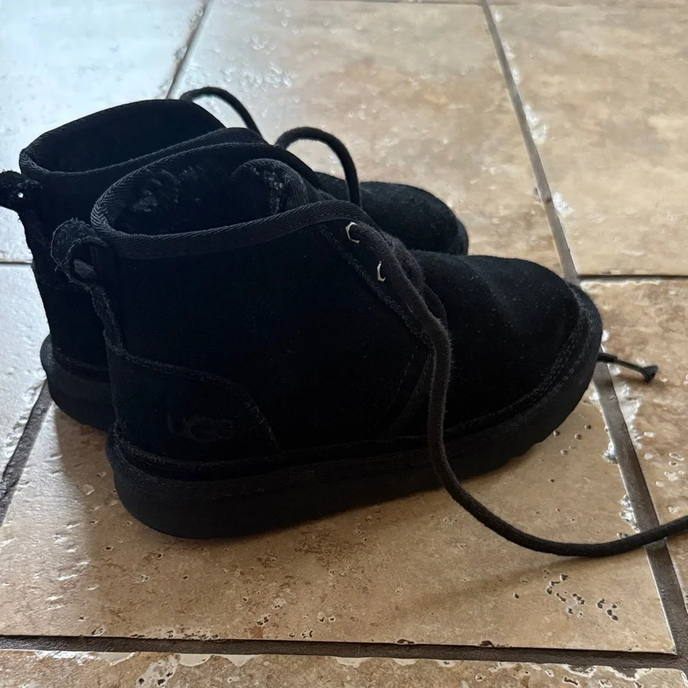 UGG Black Kids Shoes - Picture 2 of 3